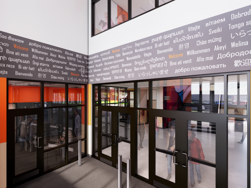 Entrance to the New BHS