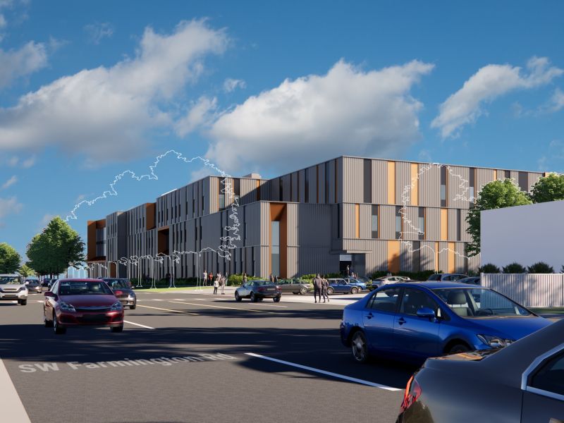 Exterior of the new BHS