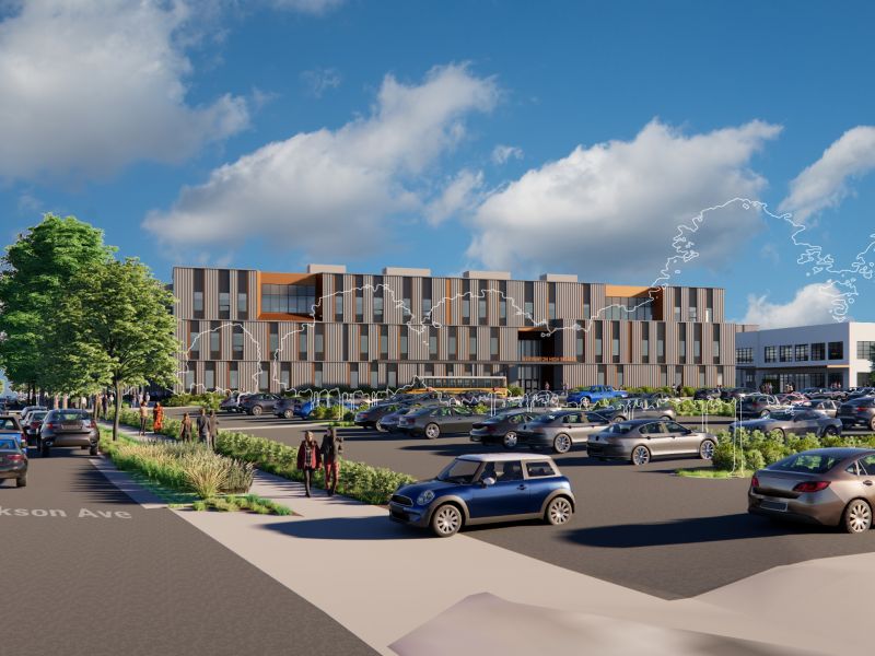 Exterior Front of the New BHS