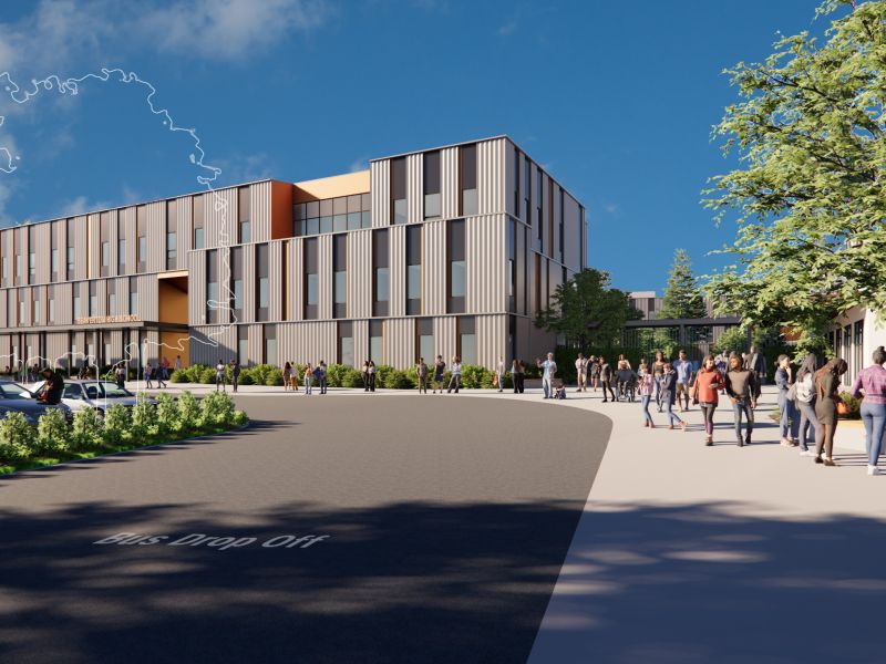 Exterior of the new BHS